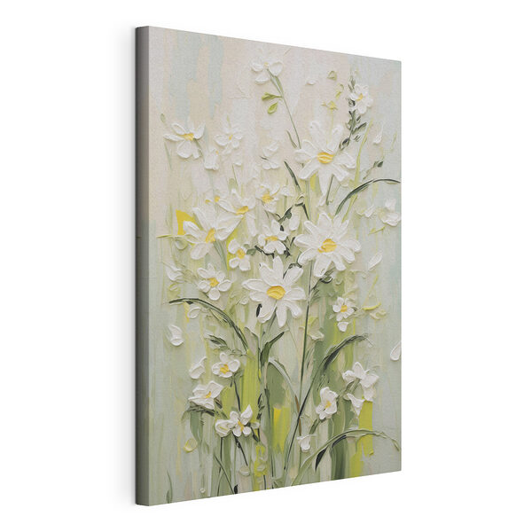 Blumenmalerei an einer Wand Wandbilder Blumenmalerei an einer Wand