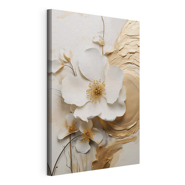 Wandbilder Wandbilder Atemberaubendes Reliefdesign mit Blumenmotiven (Artikelnummer: s49153)