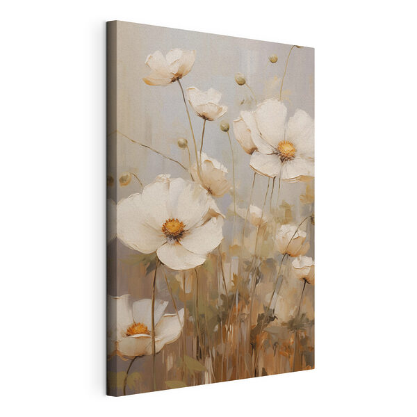 Wandbilder Gemälde mit weißen Blumen (Artikelnummer: s49159) Wandbilder Wandbilder Gemälde mit weißen Blumen (Artikelnummer: s49159)