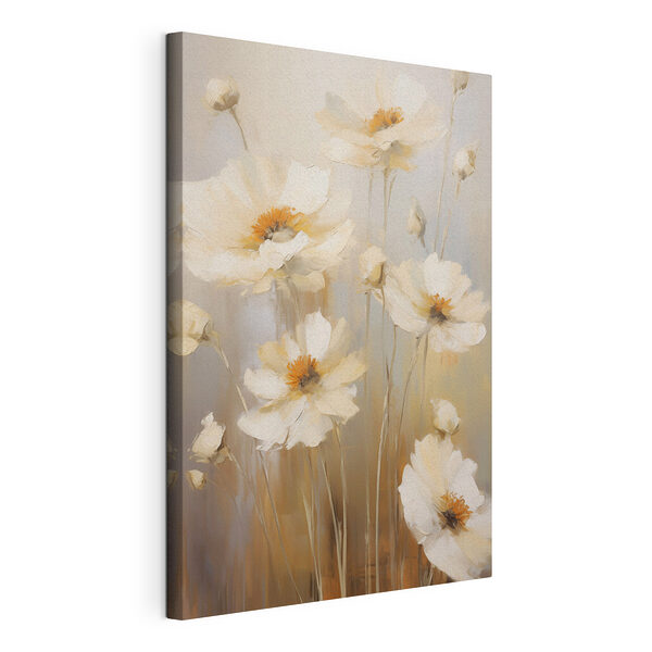 Wandbilder Gemälde mit weißen Blumen (Artikelnummer: s49160) Wandbilder Wandbilder Gemälde mit weißen Blumen (Artikelnummer: s49160)
