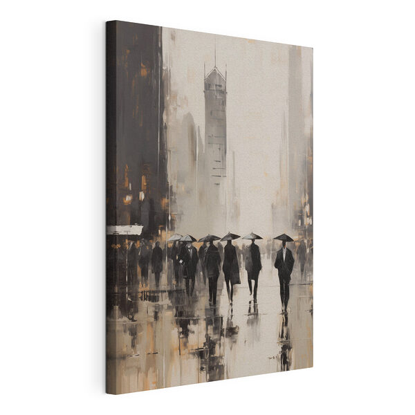 Wandbilder Eine Gruppe von Menschen, die mit Regenschirmen spazieren gehen (Artikelnummer: s49168) Wandbilder Wandbilder Eine Gruppe von Menschen, die mit Regenschirmen spazieren gehen (Artikelnummer: s49168)
