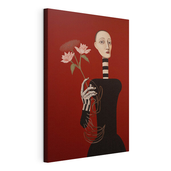Wandbilder Gemälde einer Frau, die Blumen in der Hand hält (Artikelnummer: s49190) Wandbilder Wandbilder Gemälde einer Frau, die Blumen in der Hand hält (Artikelnummer: s49190)