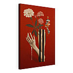 Wandbilder Poster mit einer Hand und Blumen