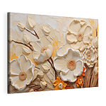 Wandbilder Blumenmalerei an einer Wand