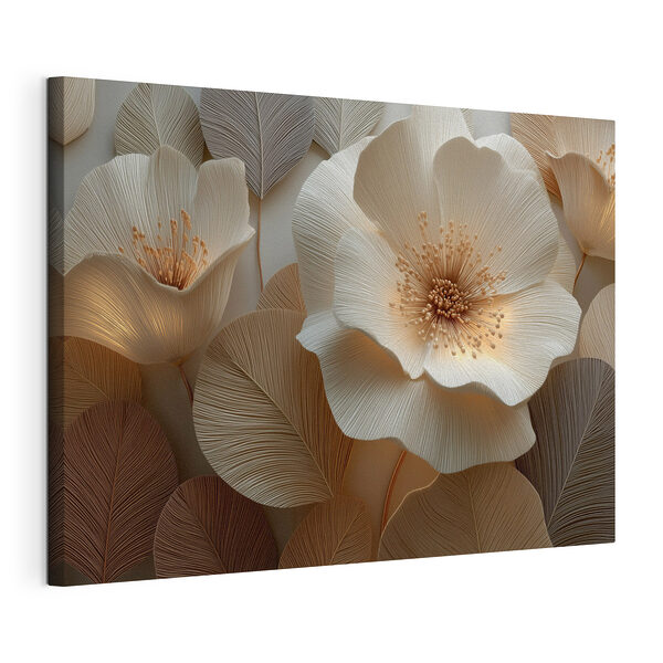 Wandbilder Wandbilder Zarte Blumen mit filigranen Details (Artikelnummer: s49218)