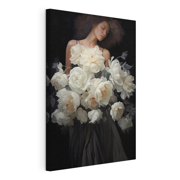 Wandbilder Frau, die einen großen Blumenstrauß in der Hand hält (Artikelnummer: s49220) Wandbilder Wandbilder Frau, die einen großen Blumenstrauß in der Hand hält (Artikelnummer: s49220)