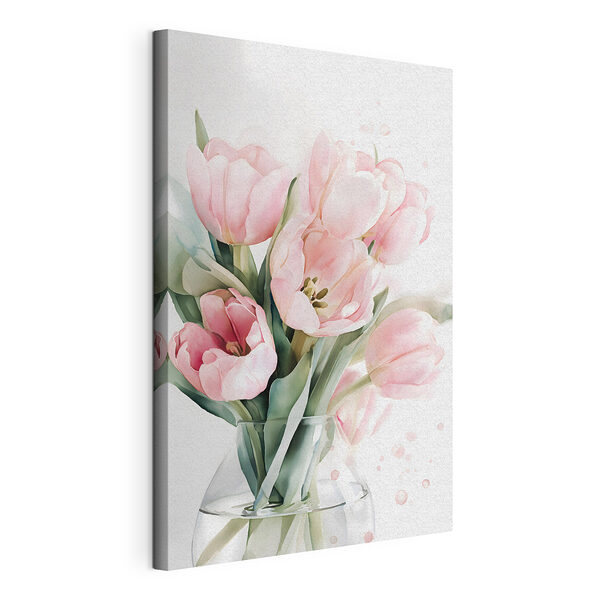 Wandbilder Zartrosa Tulpen in einer Vase (Artikelnummer: s49225) Wandbilder Wandbilder Zartrosa Tulpen in einer Vase (Artikelnummer: s49225)