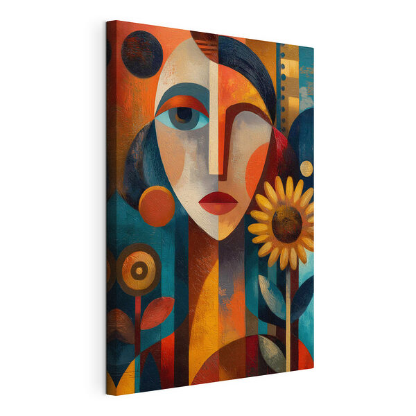 Wandbilder Gemälde einer Frau mit einer Blume (Artikelnummer: s49227) Wandbilder Wandbilder Gemälde einer Frau mit einer Blume (Artikelnummer: s49227)