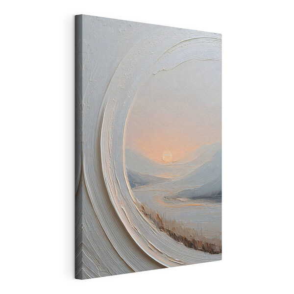 Wandbilder Wandbilder Weißer und orangefarbener Himmel (Artikelnummer: s49235)