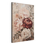 Wandbilder Blumenmalerei an einer Wand