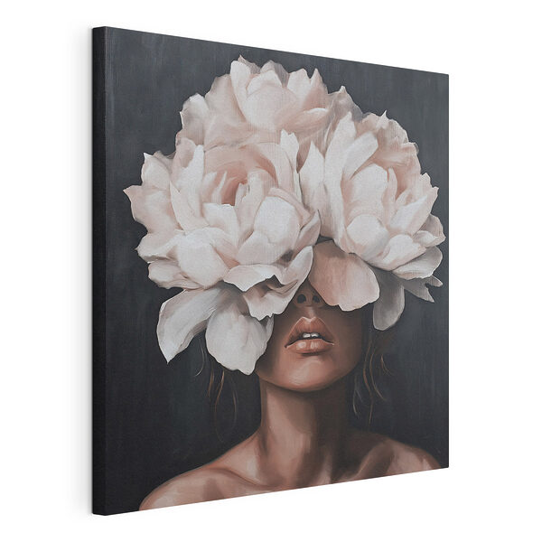 Wandbilder Gemälde einer Frau mit Blumen im Haar (Artikelnummer: s49260) Wandbilder Wandbilder Gemälde einer Frau mit Blumen im Haar (Artikelnummer: s49260)