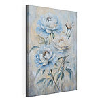 Wandbilder Blumenmalerei an einer Wand