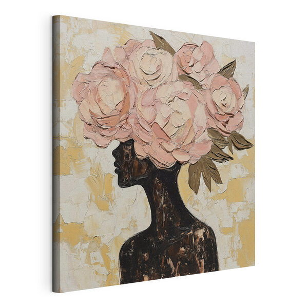 Wandbilder Gemälde einer Frau mit Blumen im Haar (Artikelnummer: s49286) Wandbilder Wandbilder Gemälde einer Frau mit Blumen im Haar (Artikelnummer: s49286)