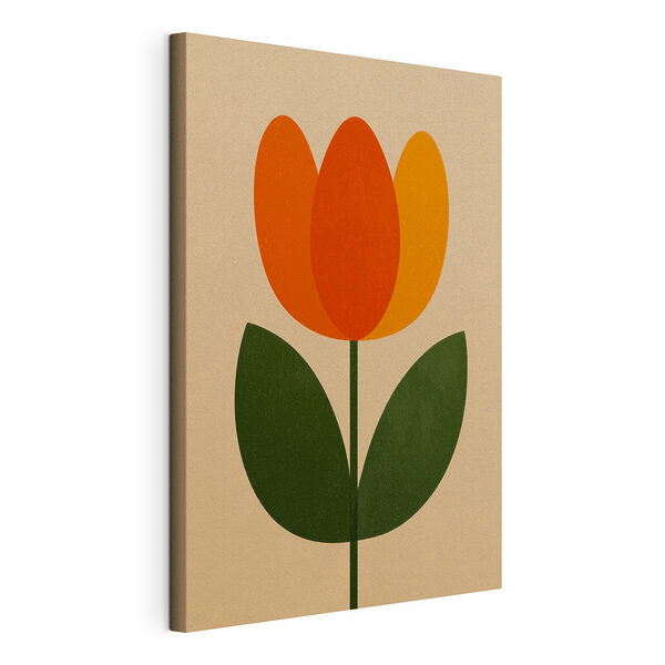 Wandbilder Blume mit orangefarbenen und grünen Blättern (Artikelnummer: s49300) Wandbilder Wandbilder Blume mit orangefarbenen und grünen Blättern (Artikelnummer: s49300)