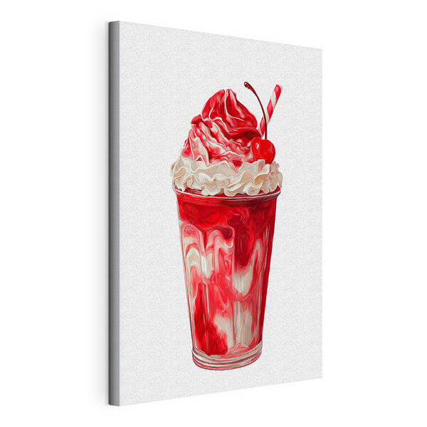 Wandbilder Roter und weißer Milchshake mit einem Strohhalm (Artikelnummer: s49311) Wandbilder Wandbilder Roter und weißer Milchshake mit einem Strohhalm (Artikelnummer: s49311)