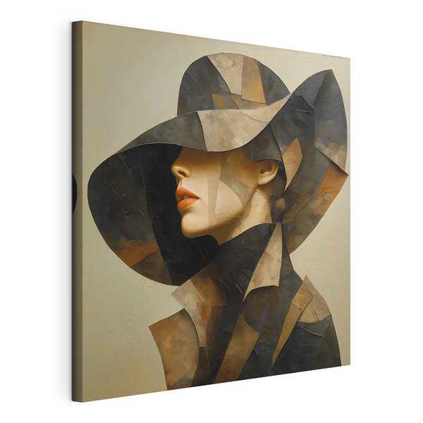 Wandbilder Gemälde einer Frau mit Hut (Artikelnummer: s49312) Wandbilder Wandbilder Gemälde einer Frau mit Hut (Artikelnummer: s49312)