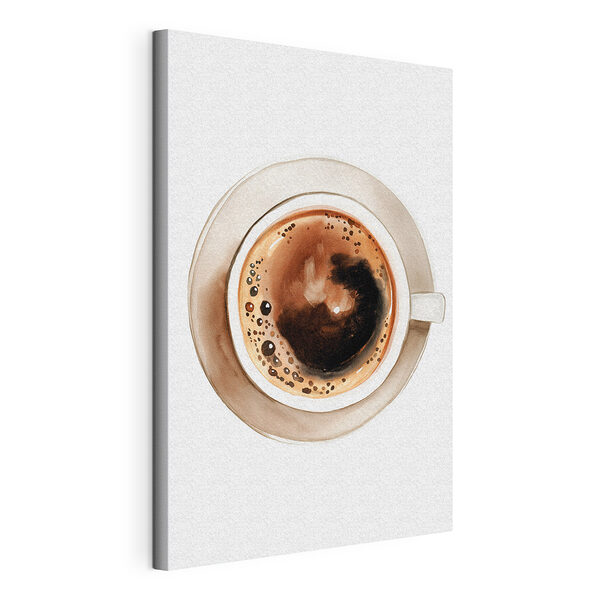 Wandbilder Eine Tasse Kaffee auf einer Untertasse (Artikelnummer: s49339) Wandbilder Wandbilder Eine Tasse Kaffee auf einer Untertasse (Artikelnummer: s49339)