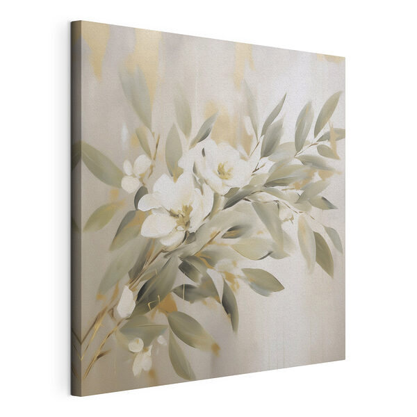 Wandbilder Gemälde mit Blumen und Blättern (Artikelnummer: s49394) Wandbilder Wandbilder Gemälde mit Blumen und Blättern (Artikelnummer: s49394)