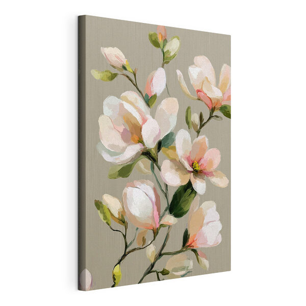 Wandbilder Wandbilder Gemälde mit Blumen auf grauem Hintergrund (Artikelnummer: s50127)