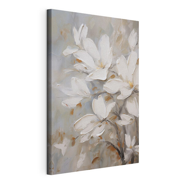 Wandbilder Wandbilder Gemälde mit weißen Blumen (Artikelnummer: s50138)
