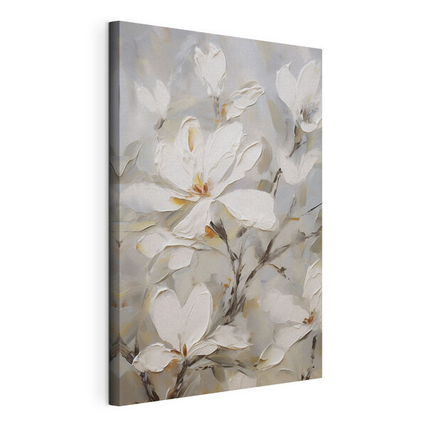Wandbilder Wandbilder Gemälde mit weißen Blumen (Artikelnummer: s50139)