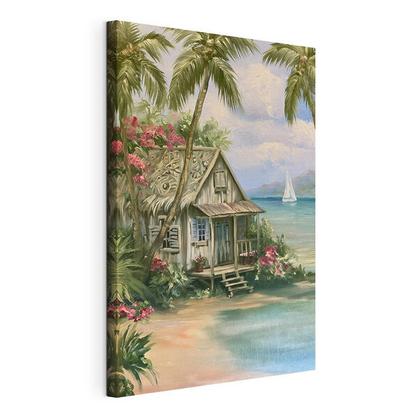 Wandbilder Wandbilder Gemälde eines Hauses am Strand (Artikelnummer: s49936)