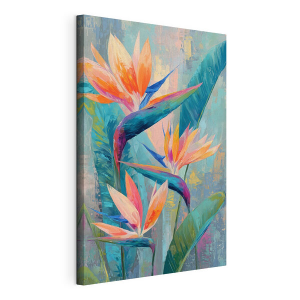 Wandbilder Wandbilder Gemälde mit Blumen und Blättern (Artikelnummer: s50150)