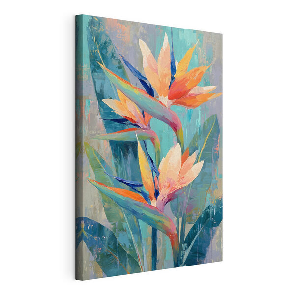 Wandbilder Wandbilder Gemälde mit Blumen und Blättern (Artikelnummer: s50151)