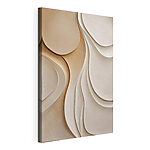 Wandbilder Wanddekoration in Weiß und Beige