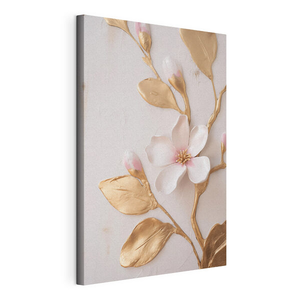 Wandbilder Zarte Blume mit sanften Pastelltönen