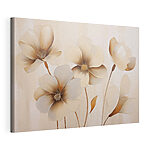 Wandbilder Blumenmalerei an einer Wand
