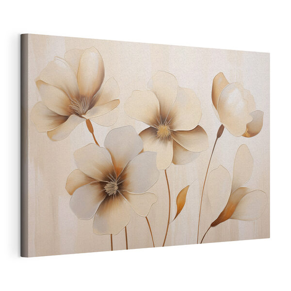 Blumenmalerei an einer Wand Wandbilder Blumenmalerei an einer Wand