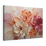 Wandbilder Blumenmalerei an einer Wand