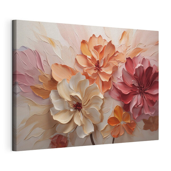 Blumenmalerei an einer Wand Wandbilder Blumenmalerei an einer Wand