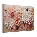 Wandbilder Blumenarrangement an einer Wand