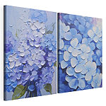 Modularer Leinwanddruck Blumenbild auf Leinwand