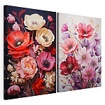 Modularer Leinwanddruck Blumen-Collage