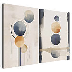 Modularer Leinwanddruck Zwei Kunstwerke