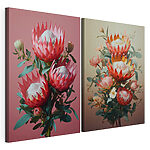 Modularer Leinwanddruck Blumencollage