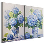 Modularer Leinwanddruck Gemälde von Blumen in einer Vase