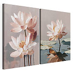 Modularer Leinwanddruck Blumen-Collage