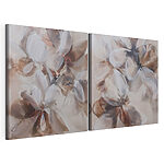 Modularer Leinwanddruck Blumenbild auf Leinwand