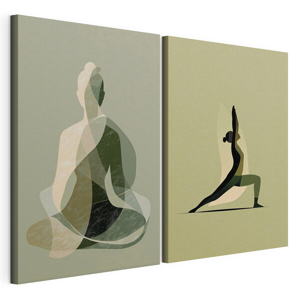 Modularer Leinwanddruck Frau beim Yoga (Artikelnummer: m30012) Modularer Leinwanddruck Modularer Leinwanddruck Frau beim Yoga (Artikelnummer: m30012)