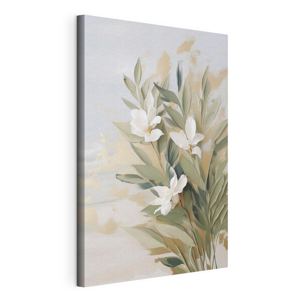 Gemälde mit Blumen und Blättern Wandbilder Gemälde mit Blumen und Blättern