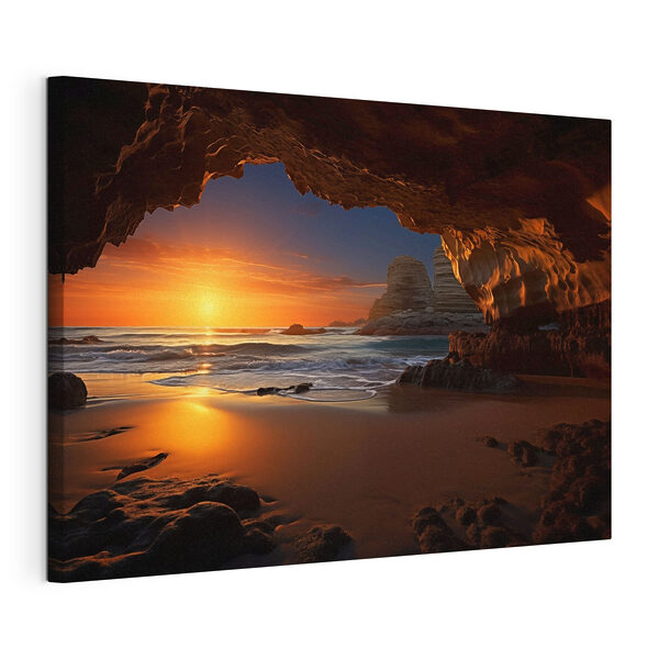 Sonnenuntergang über einem Strand Wandbilder Sonnenuntergang über einem Strand