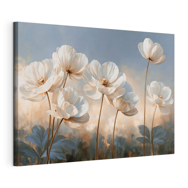 Gruppe weißer Blumen Wandbilder Gruppe weißer Blumen